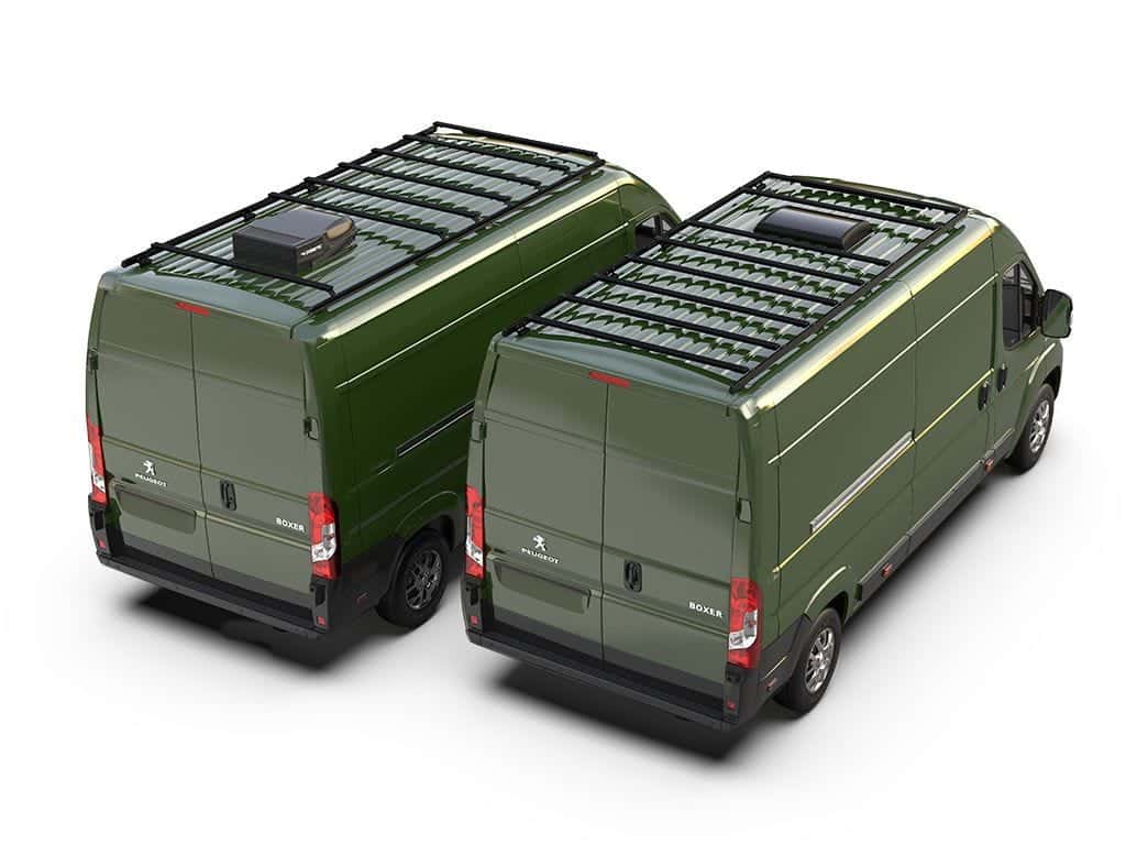 Front Runner Kit de galerie Slimpro pour le Peugeot Boxer (L3H2/159 "/Toit haut) (2014 - jusqu'à présent)