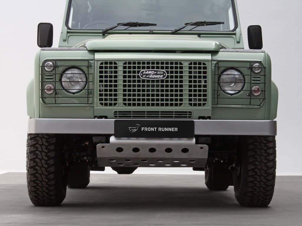 Land Rover Defender Sump Guard (6mm Aluminum) - by Front Runner