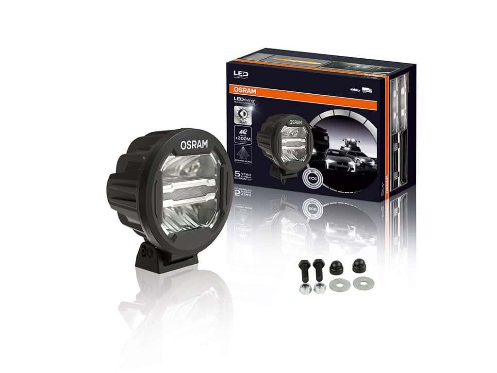 7" OSRAM LED Scheinwerfer rund MX180-CB / 12V / 24V / Kombilicht & Halterungs Kit- von Front Runner