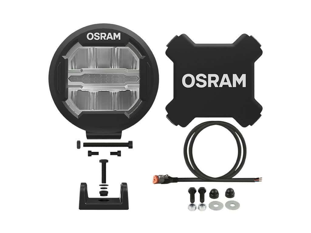 7" OSRAM LED Scheinwerfer rund MX180-CB / 12V / 24V / Kombilicht & Halterungs Kit- von Front Runner
