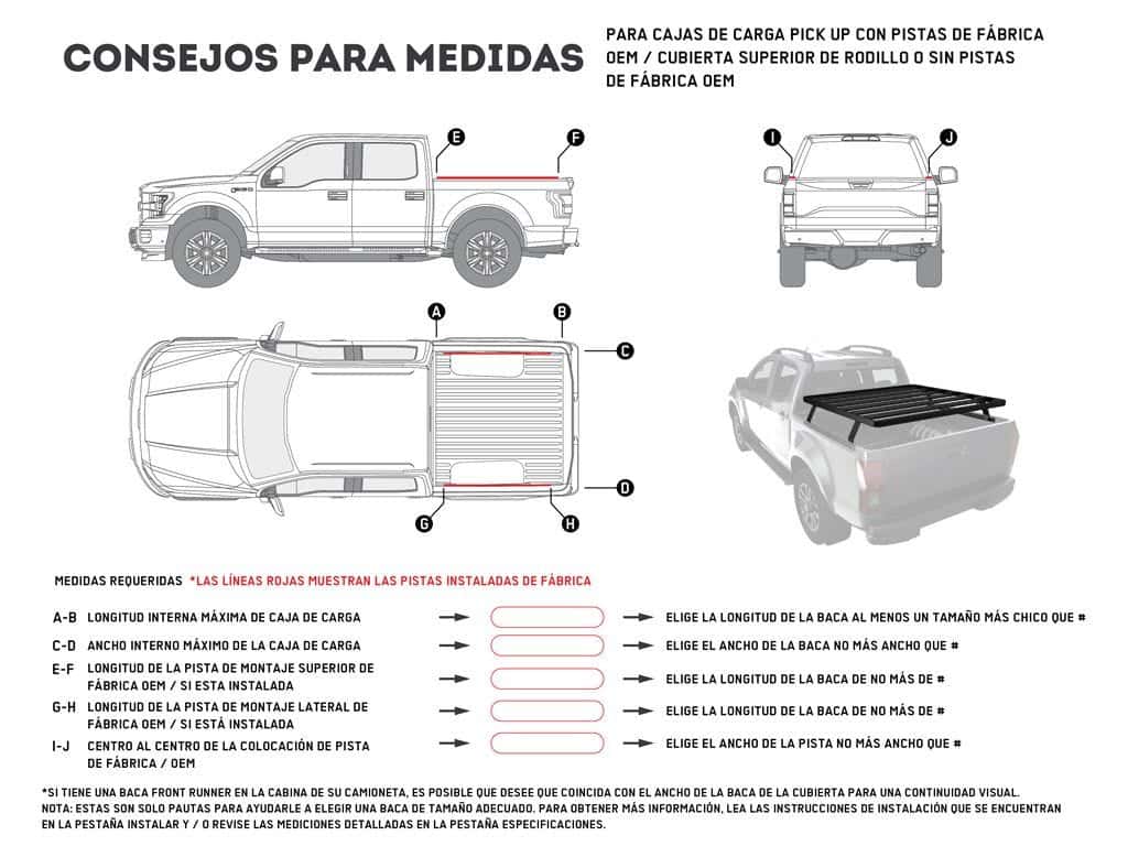 Front Runner Series Pickup Truck Slimline II Load Bed Kit / 1345(W) x 1358(L)