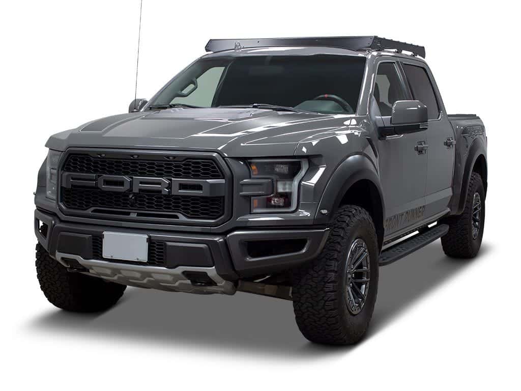 Front Runner Series Déflecteur de vent de galerie Slimsport pour le Ford F150 Super Crew avec toit ouvrant (2018-2020)