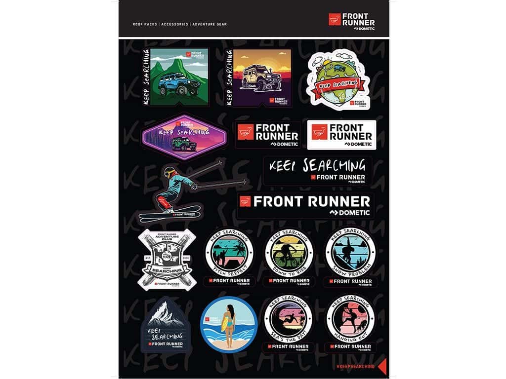 Front Runner Series Keep Searching Sticker Sheet