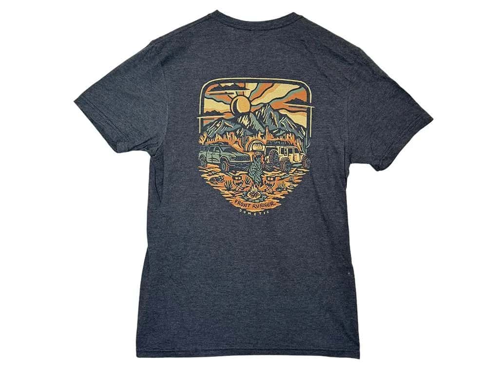 Front Runner Series Keep Searching T-Shirt / Charcoal S