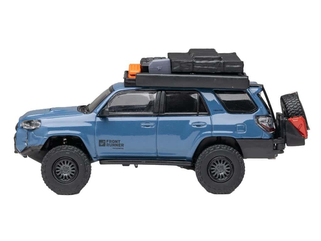 Front Runner Series Limited Edition Toyota 4Runner TRD Pro Overland Cavalry Blue Diecast Model Set