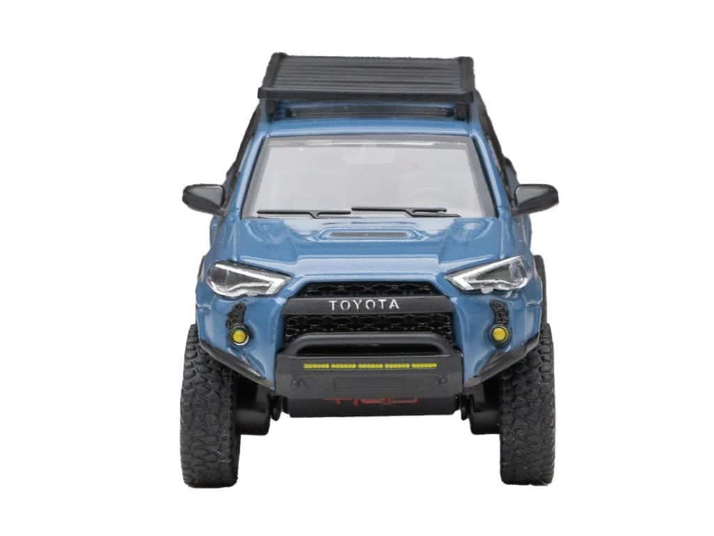 Front Runner Series Limited Edition Toyota 4Runner TRD Pro Overland Cavalry Blue Diecast Model Set