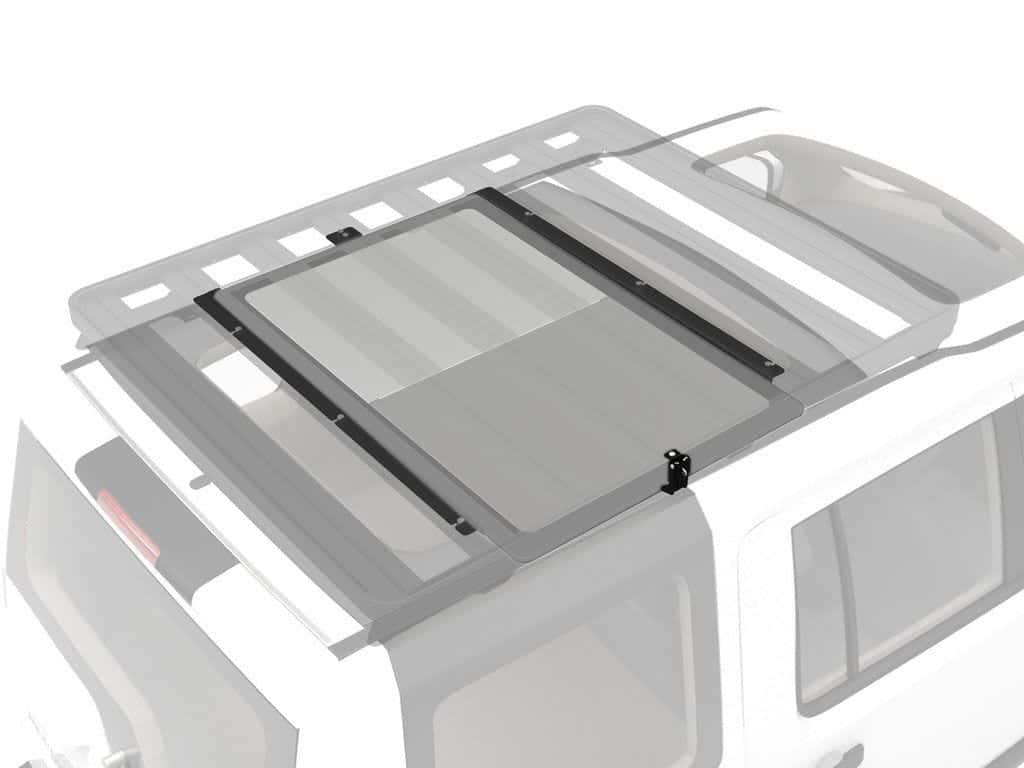 Houders om een Roestvrij stalen Pro tafel onder het bagagerek te plaatsen – door Front Runner