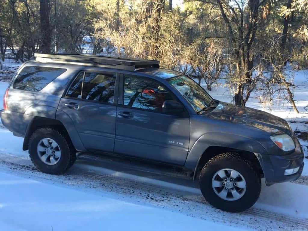 Toyota 4Runner Roof Rack 4th Gen (Full Cargo Rack Foot Rail Mount) - Front Runner Slimline II