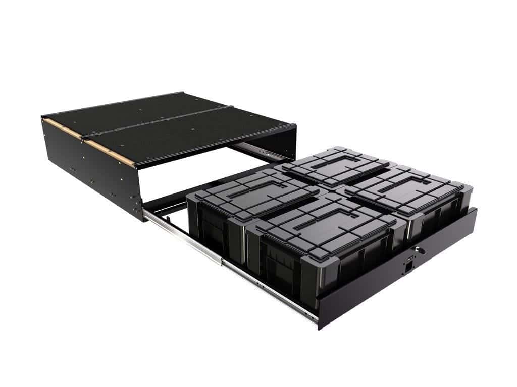 Universal Removable Box Drawer Kit - Single Height / Double Width / 1252mm Long - by Front Runner