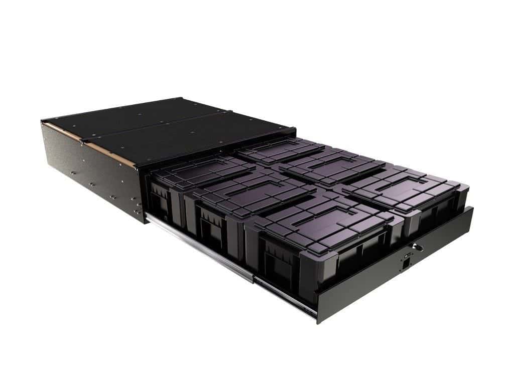 Universal Removable Box Drawer Kit - Single Height / Double Width / 1252mm Long - by Front Runner