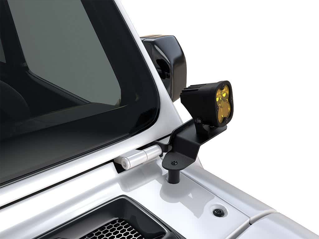 Front Runner Series Jeep Wrangler JL Ditch Mount A-Pillar Light Brackets