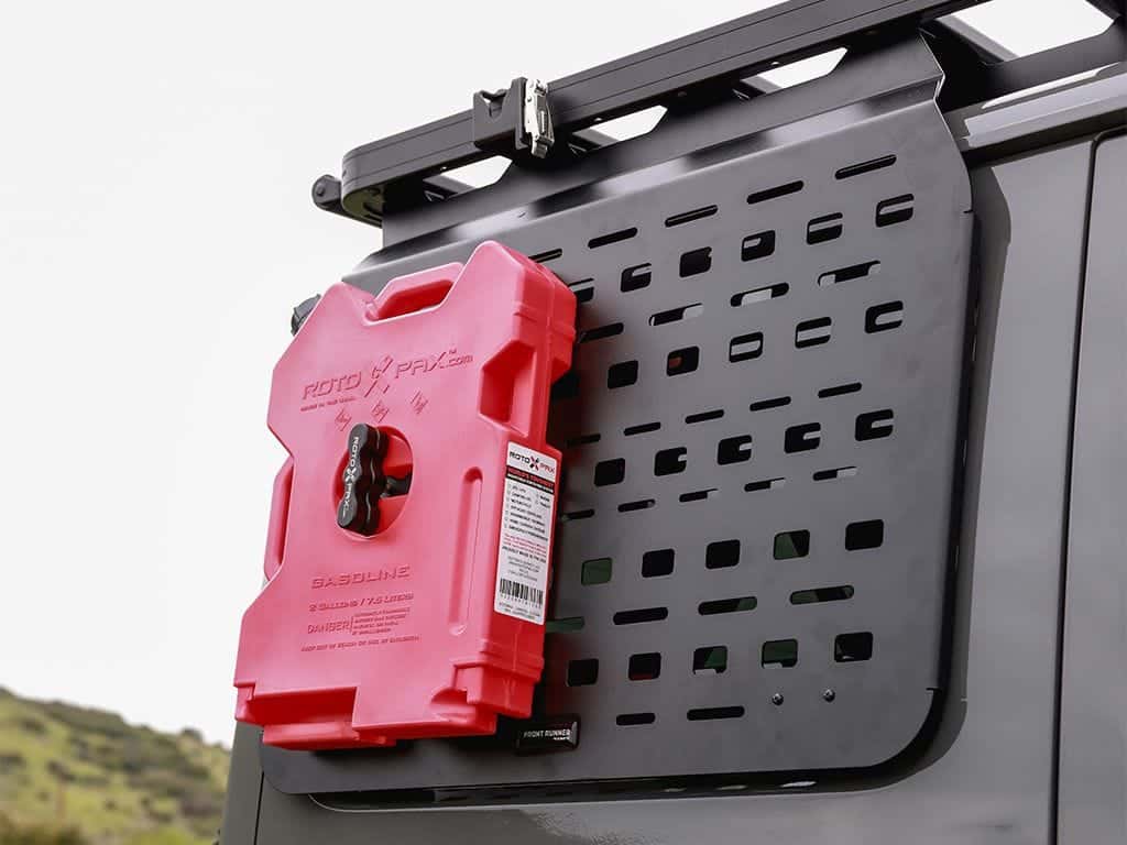 Front Runner Series Jeep Wrangler JLU 4 Door Exterior Rear Window Molle Panel Kit / RHS 