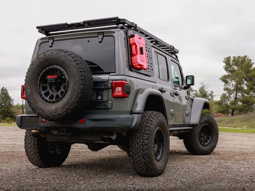 Front Runner Series Jeep Wrangler JLU 4 Door Exterior Rear Window Molle Panel Kit / RHS 
