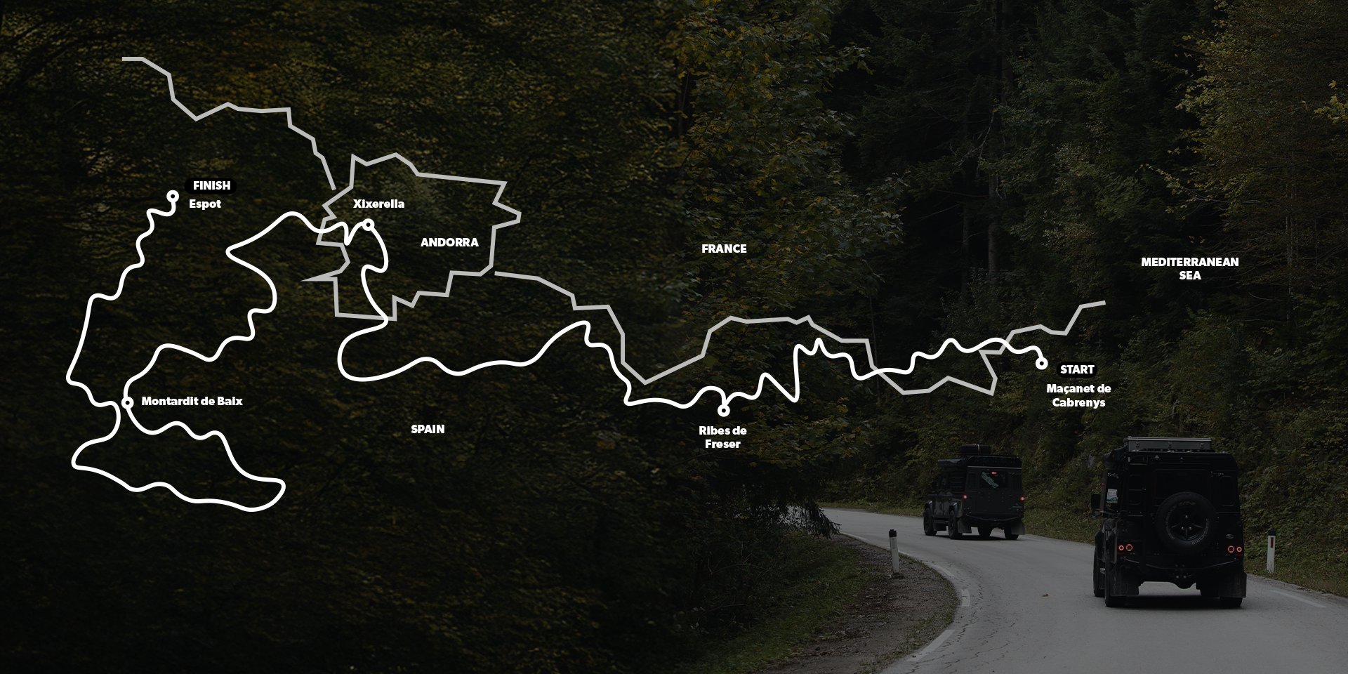Dometic Front Runner Explores Tour 2026 map