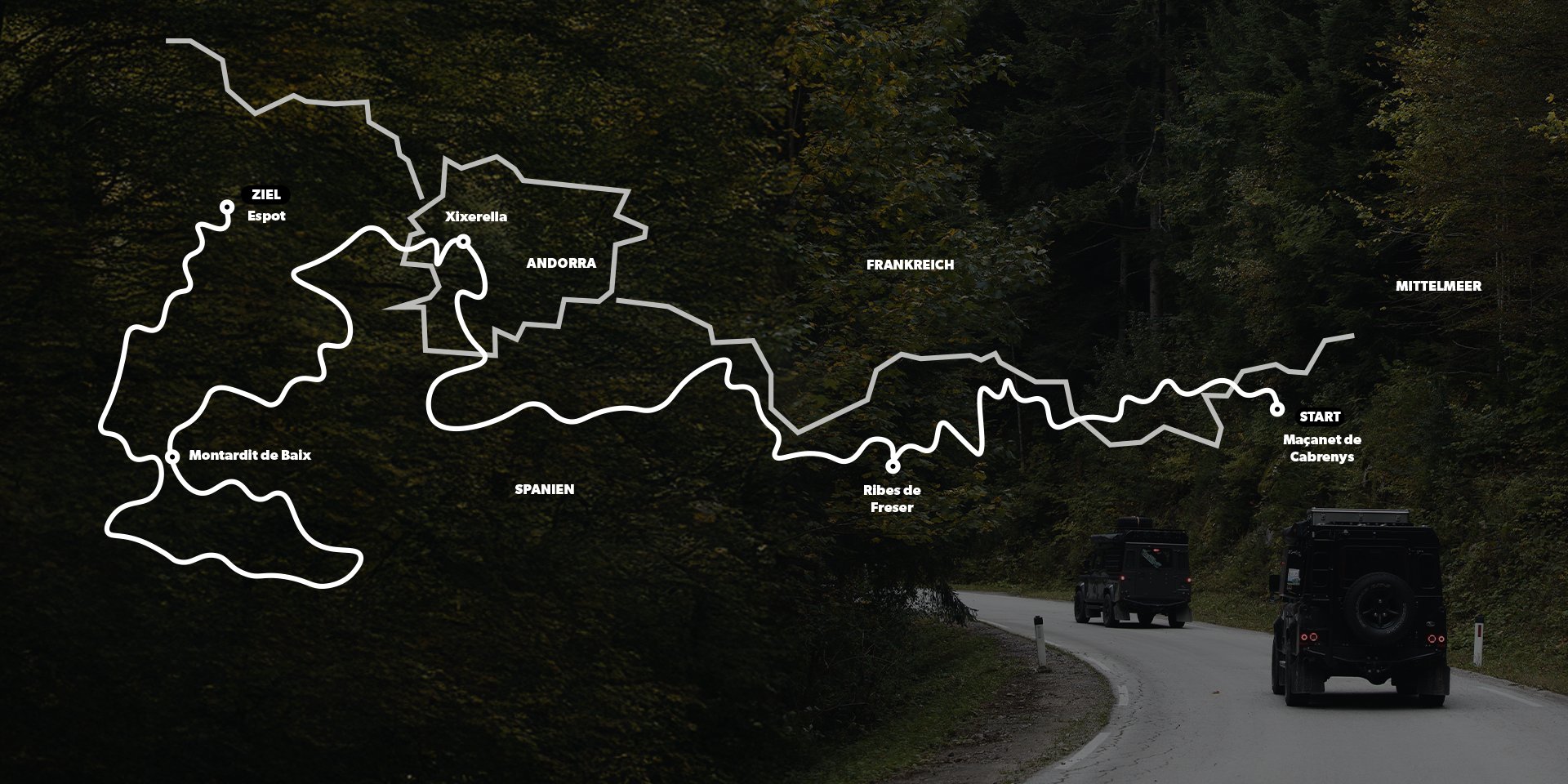 Dometic Front Runner Explores Tour 2026 map