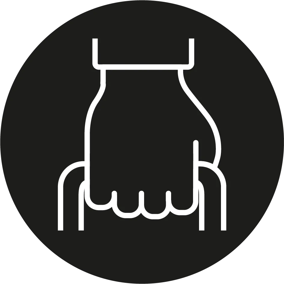 Pictogram voor draagbaarheid