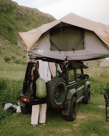 Campen mit dem Auto