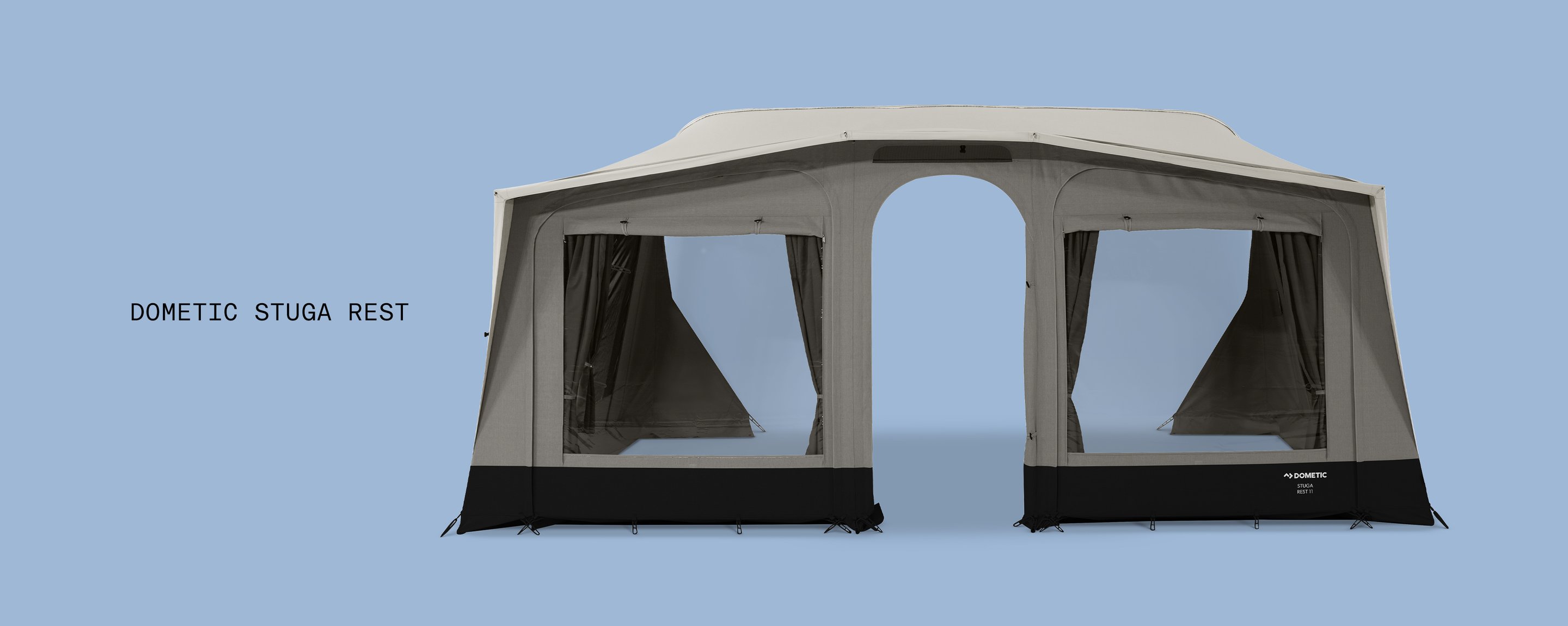 Dometic Stuga Rest poled caravan awning - unlock seasonal retreats