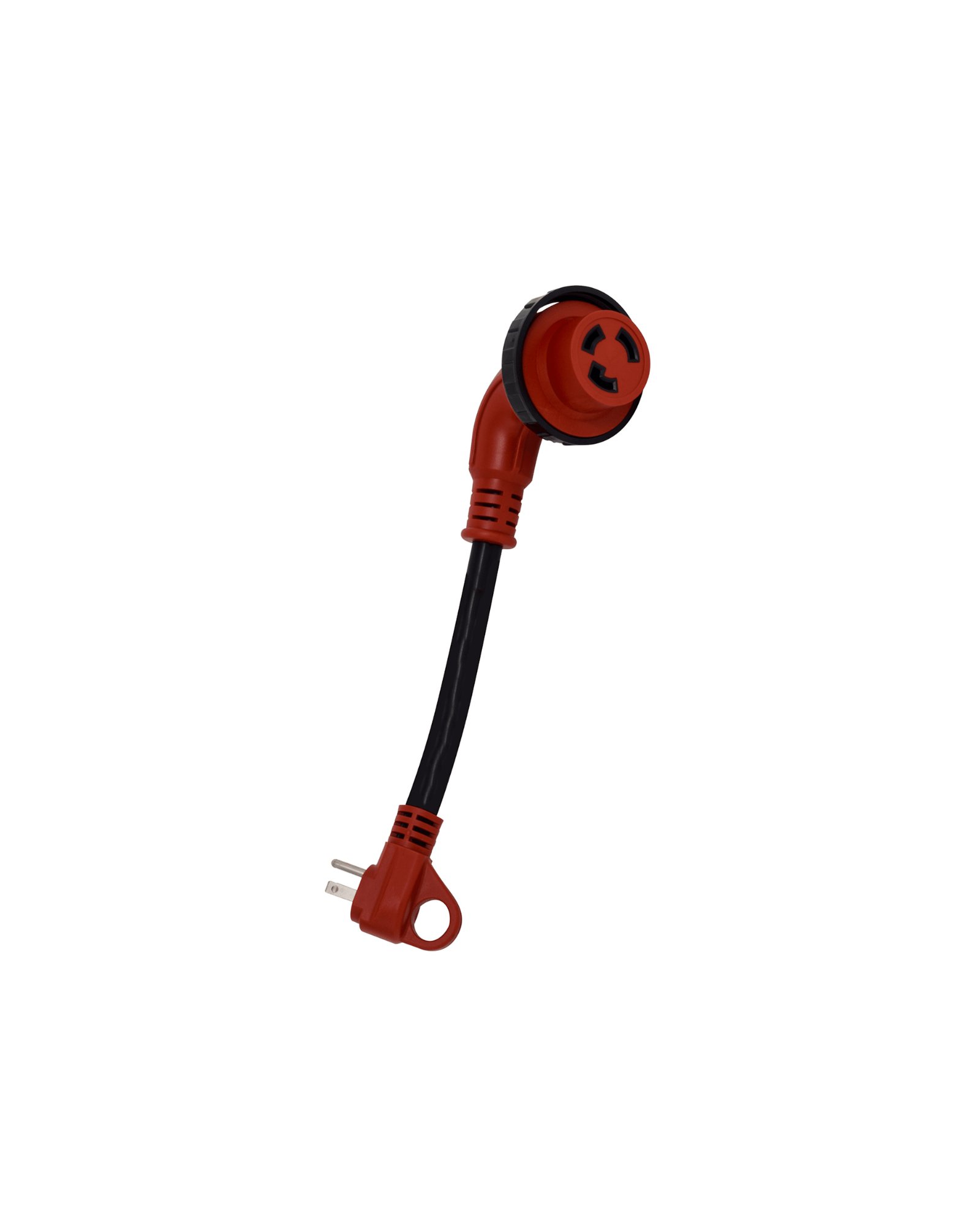 15AM-30AF 90 Degree LED Detach Adapter Cord, 12”, Red