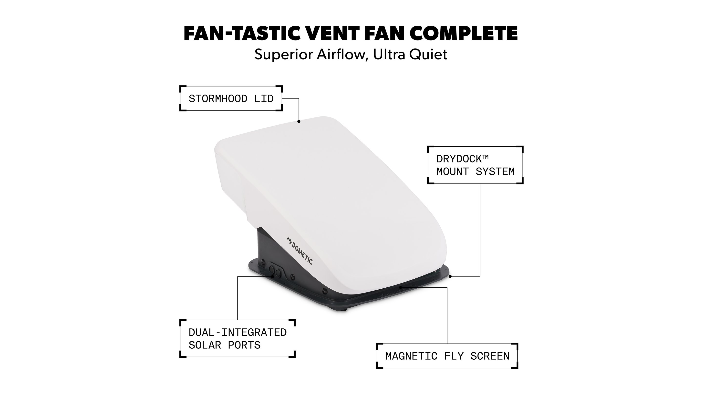 MODEL FA25 (STANDARD DOME) VS MODEL FA95 (STORMHOOD™ DOME)