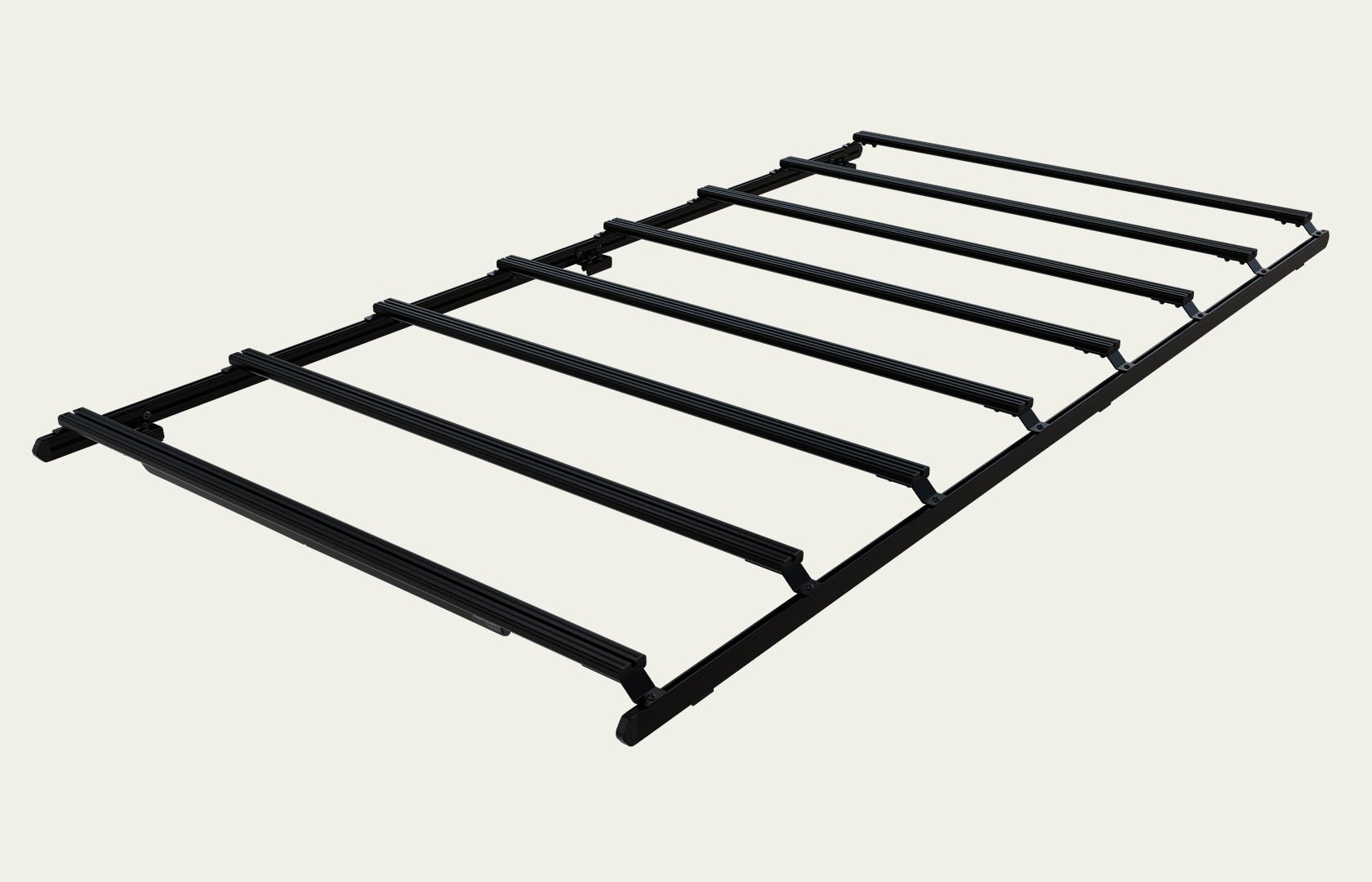 Front Runner Dometic Slimpro roof rack with lightweight aluminum construction and adjustable slat design for mounting cargo and roof rack accessories