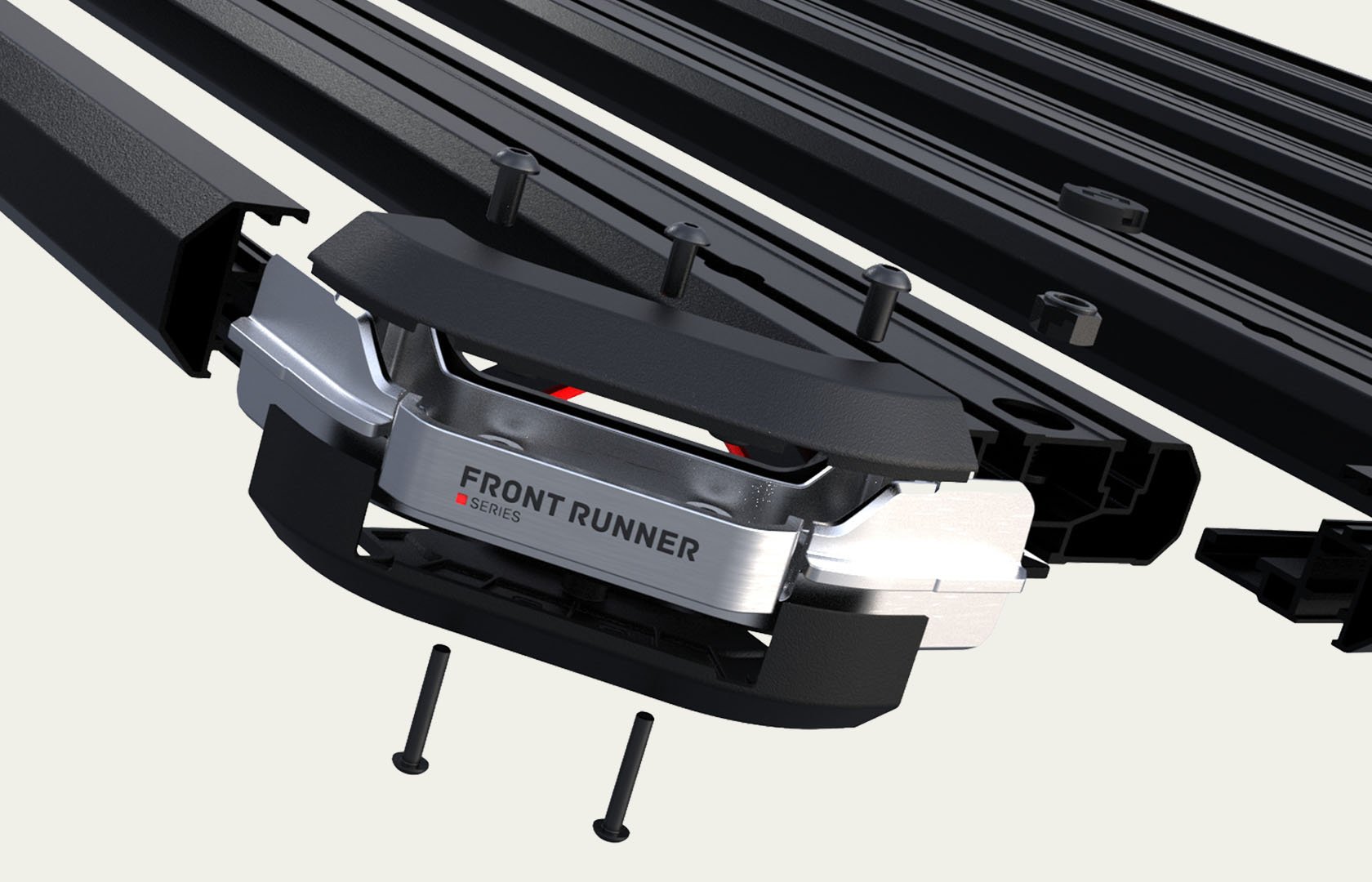 Dometic Front Runner Series Slimline 3 roof rack with corrosion-resistant mounting system and durable hardware for long-lasting outdoor performance