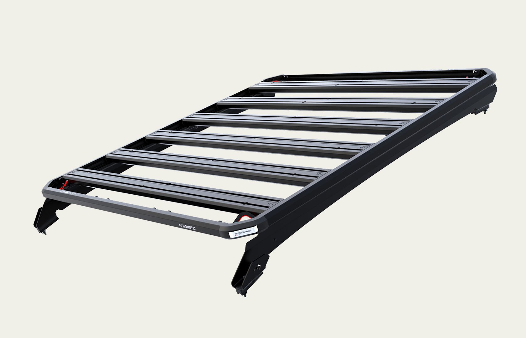 Dometic Front Runner Series Slimline 3 low-profile roof rack with streamlined side rails and modular cargo platform design