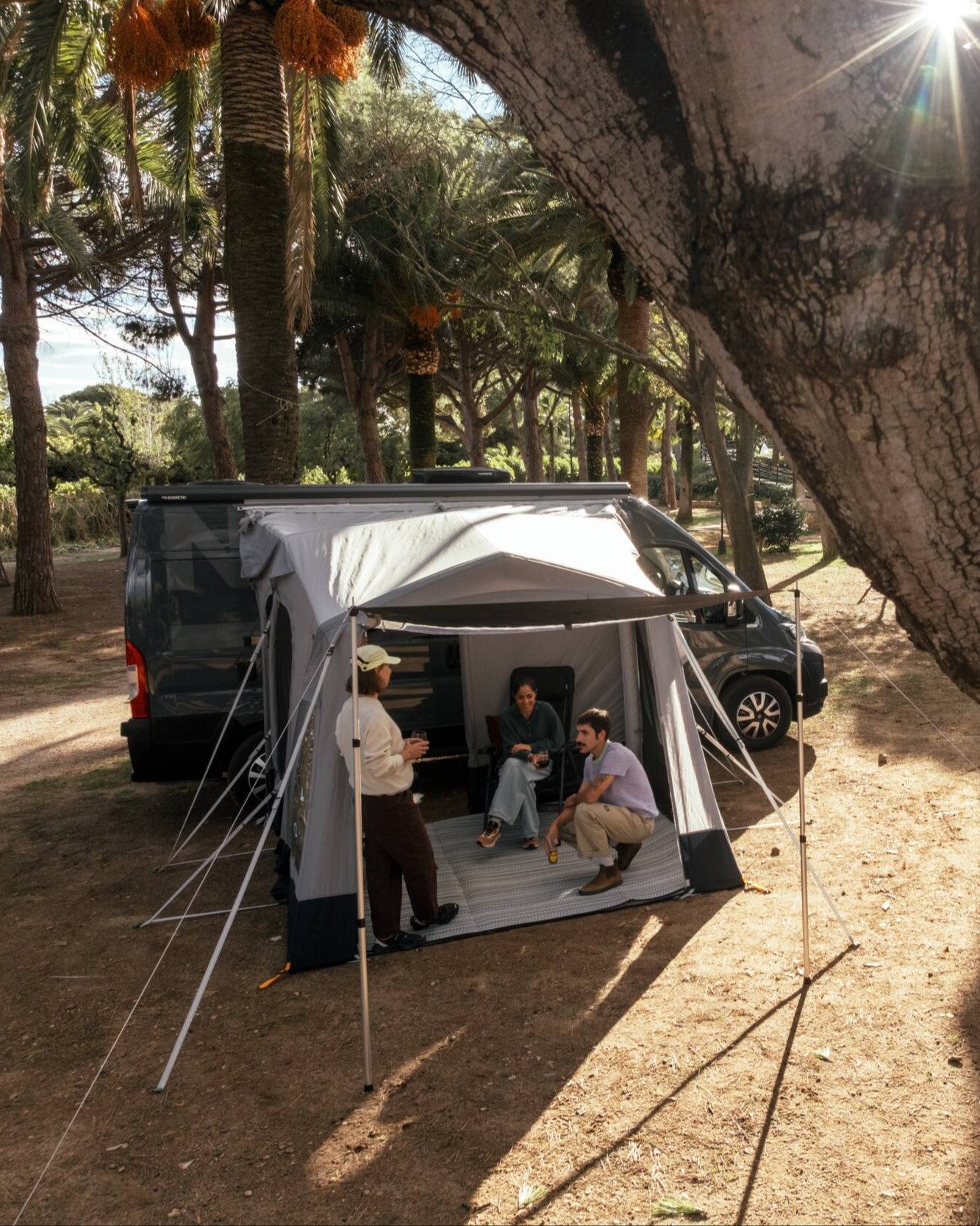 DometincWeathershield™ 150D Leggera static awning