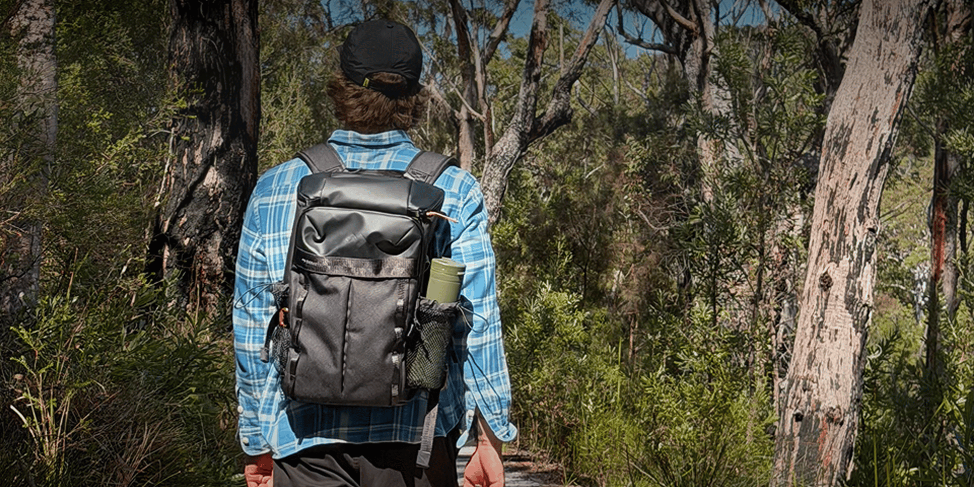 Harry explores the scenic bush trails of Stradbroke Island with his Dometic Unrestricted Backpack, packed with cold drinks and snacks. Designed for comfort and adventure, it's the perfect companion for hiking, day trips, and exploring the great outdoors.