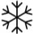 Sneeuwvlok koud-pictogram.