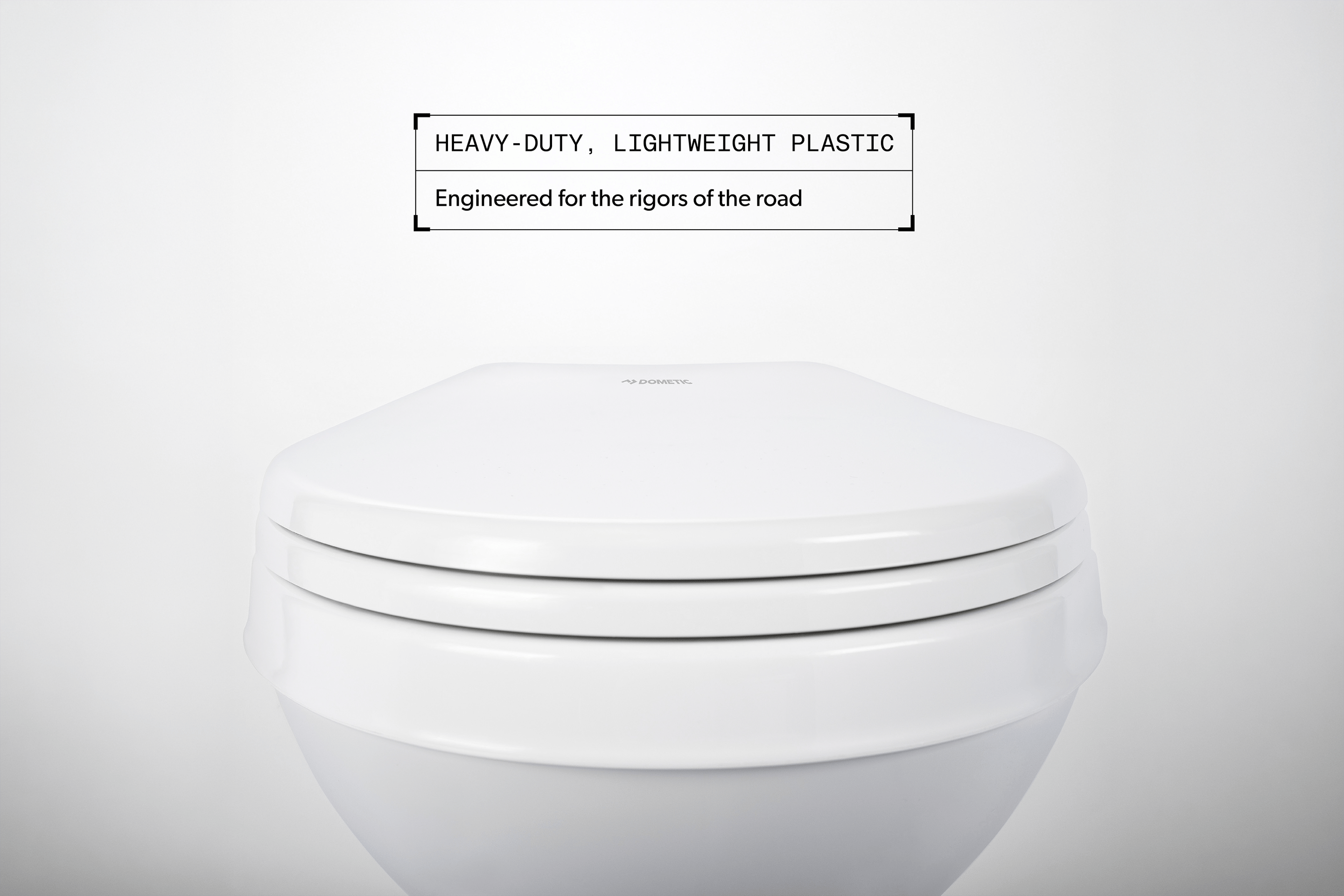 Heavy-duty, lightweight plasitc. Engineered for the rigors of the road.