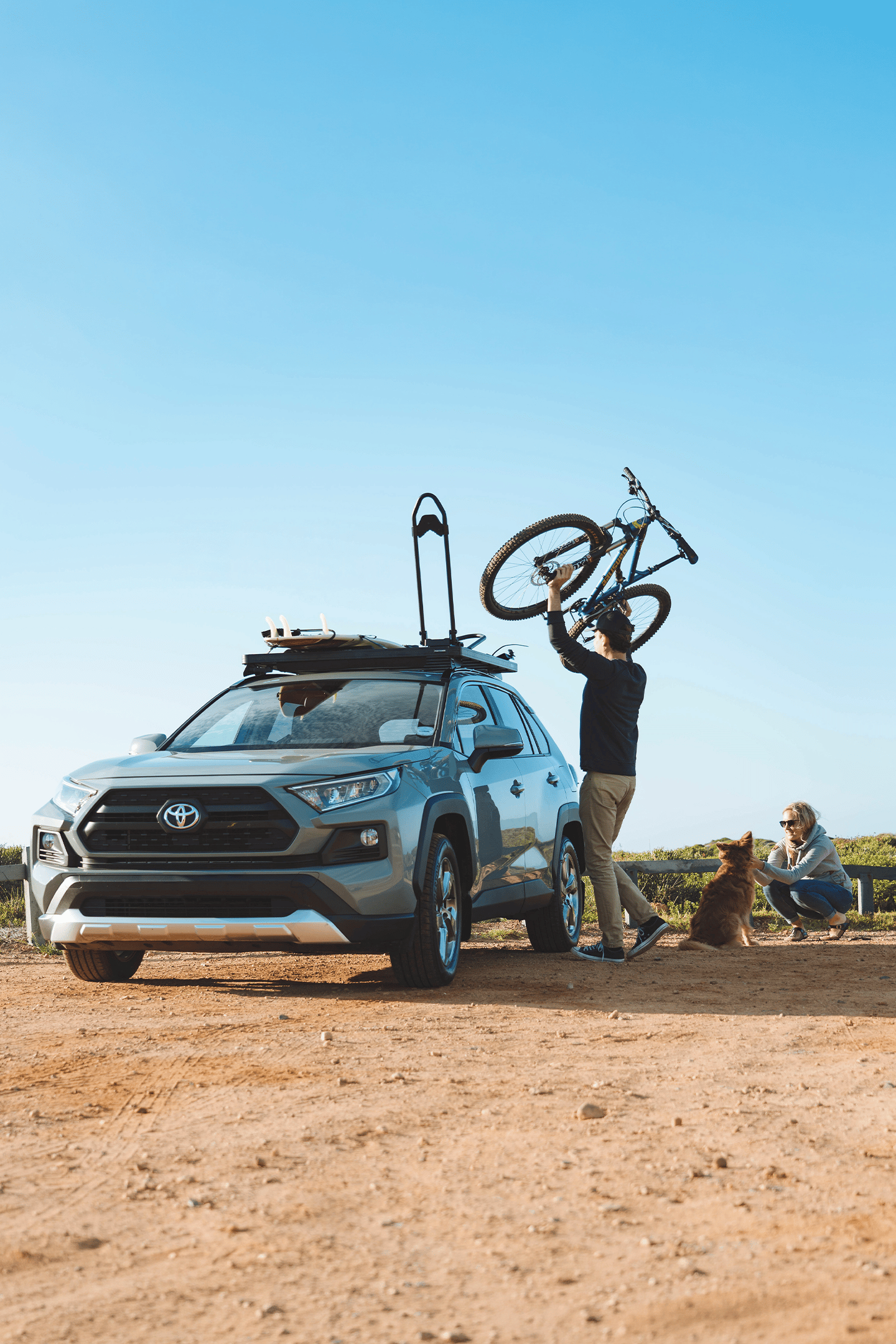 Bike Rack Sunset Lifestyle