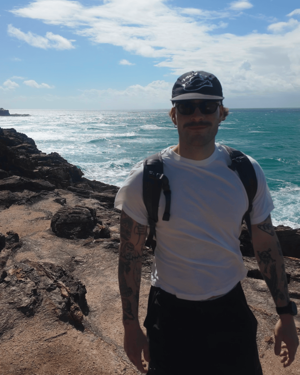 Harry kicked off his adventure on the iconic North Gorge Walk on North Stradbroke Island, where stunning coastal trails reveal breathtaking Pacific Ocean views, spectacular scenery, and unforgettable whale-watching opportunities.