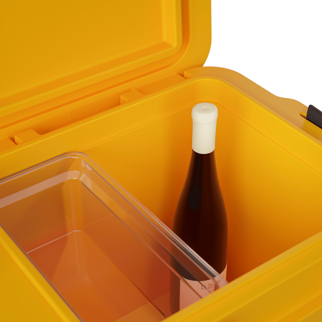 Hoog genoeg voor wijnflessen