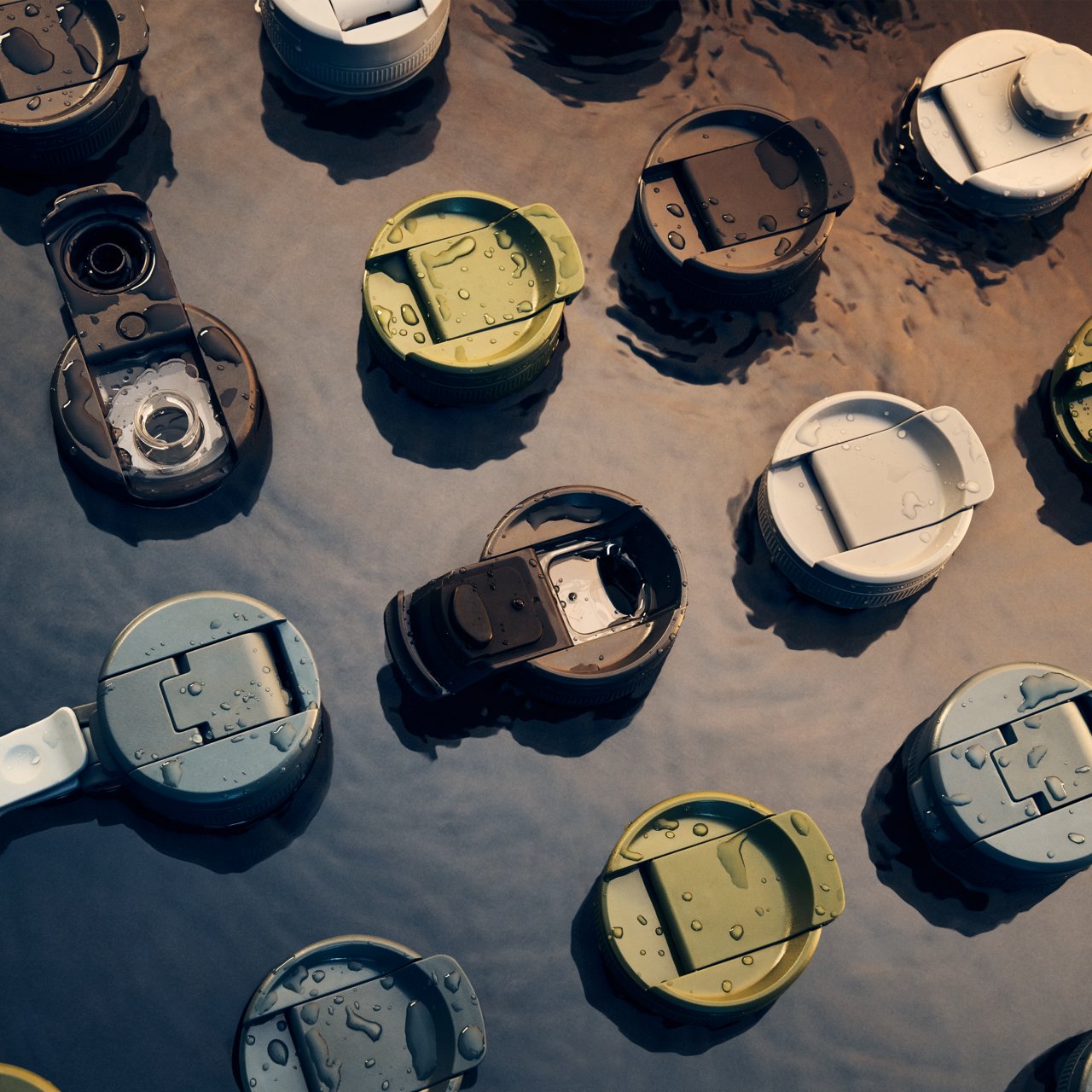 Coperchio Swig per un flusso perfetto per bevande calde o fredde