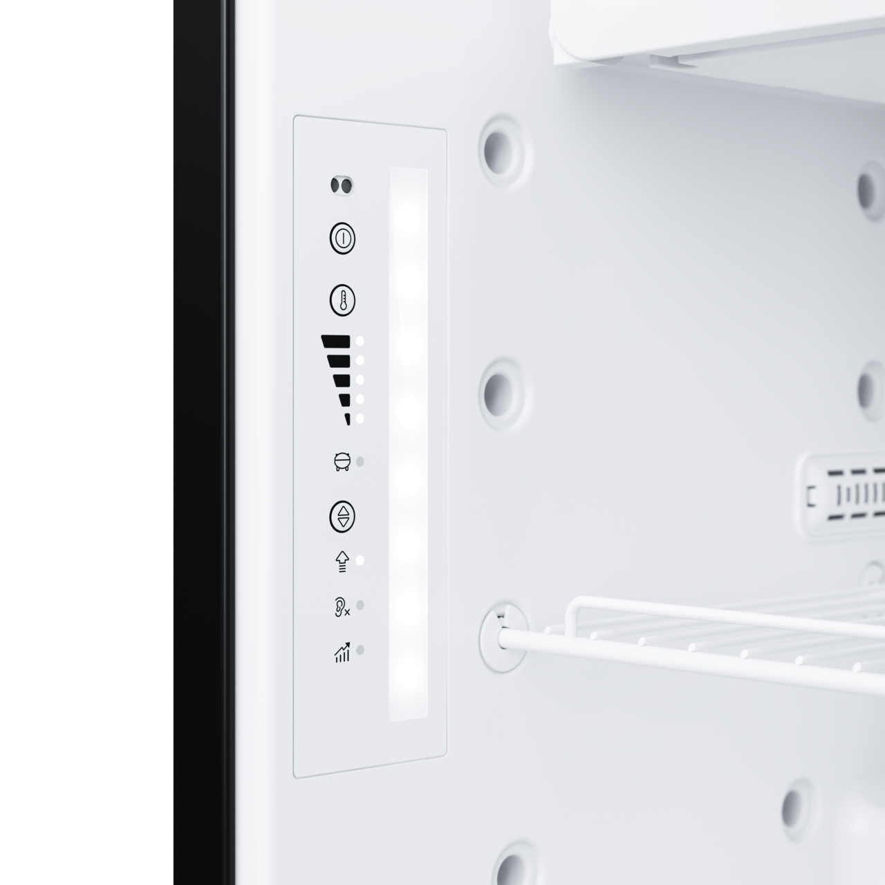 Control panel inside