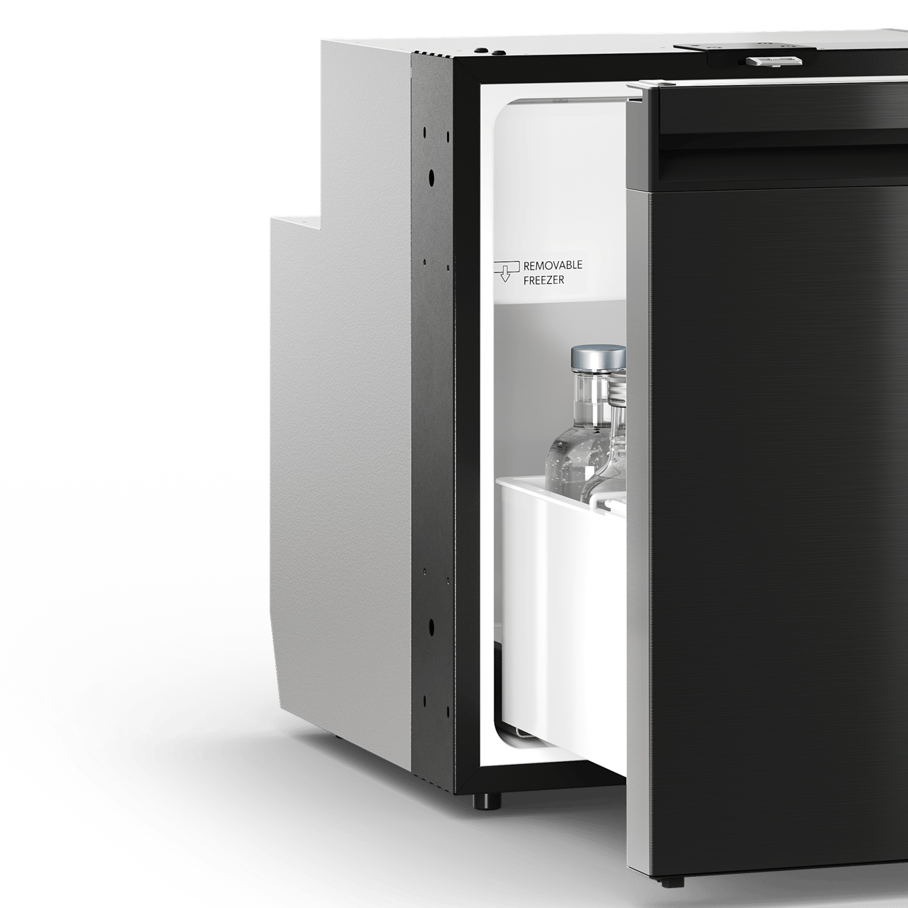 Smooth fridge drawer closing