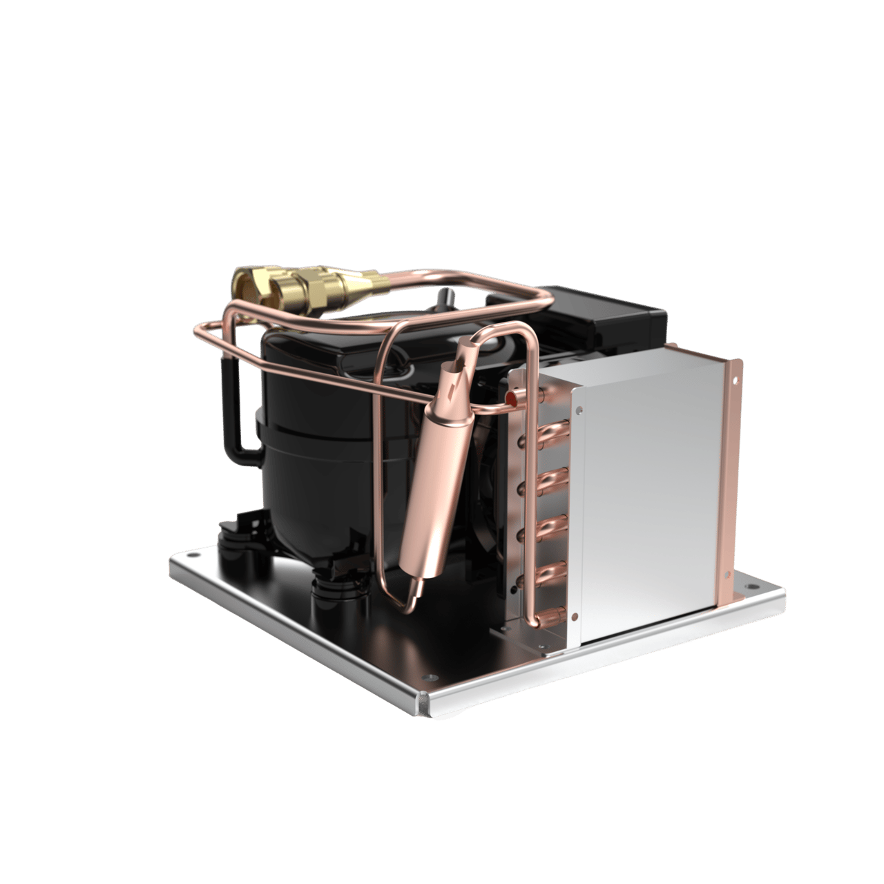 195×200×141 mm footprint