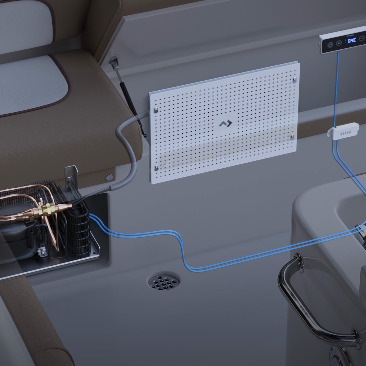 Fast pull-down cooling