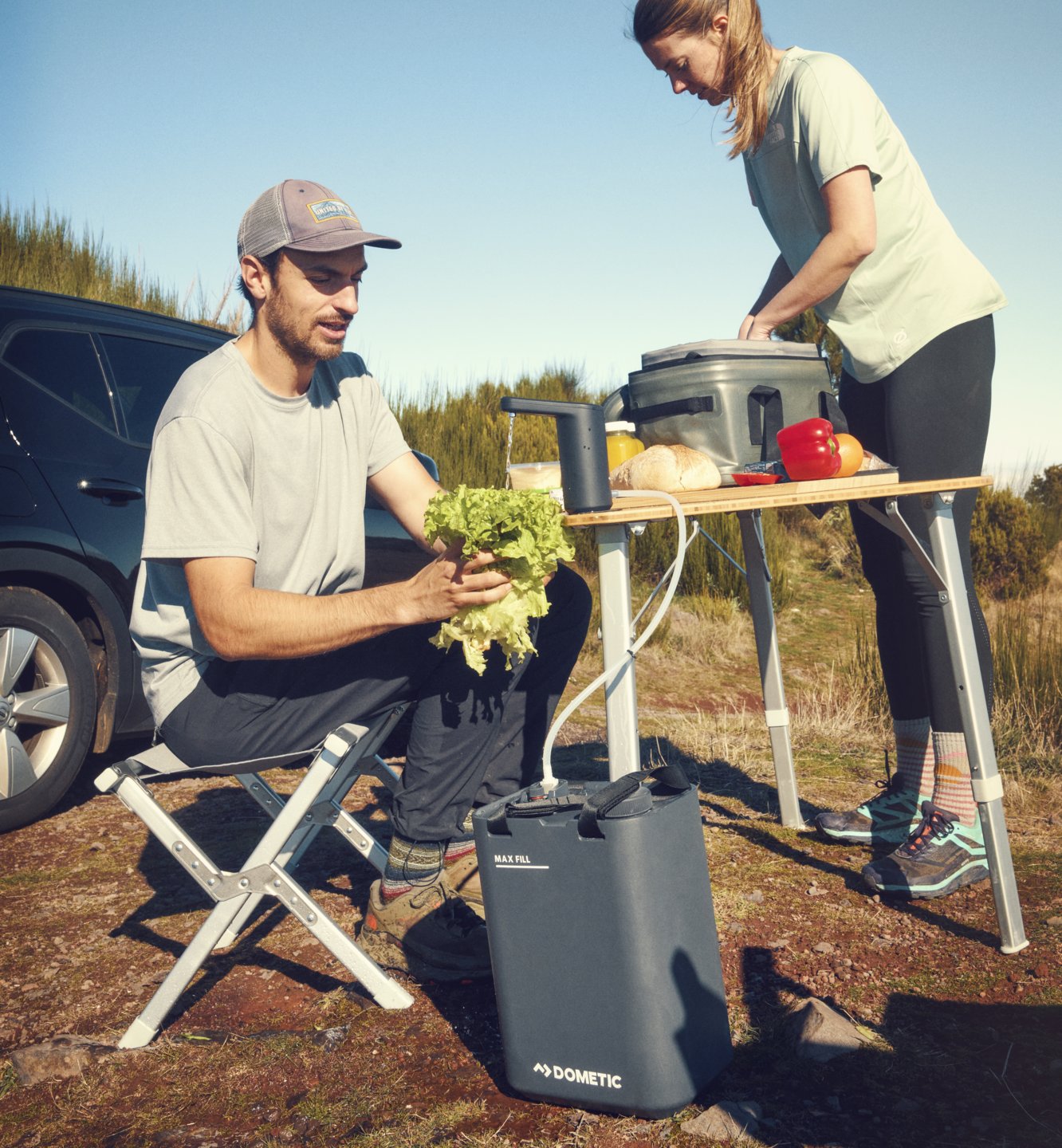 Water-worthy: Dometic Go water jug and water faucet