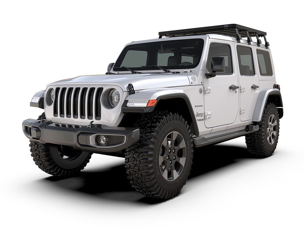 Jeep Wrangler JL 4 Door Sky One-Touch Extreme Slimline II Roof Rack Kit 