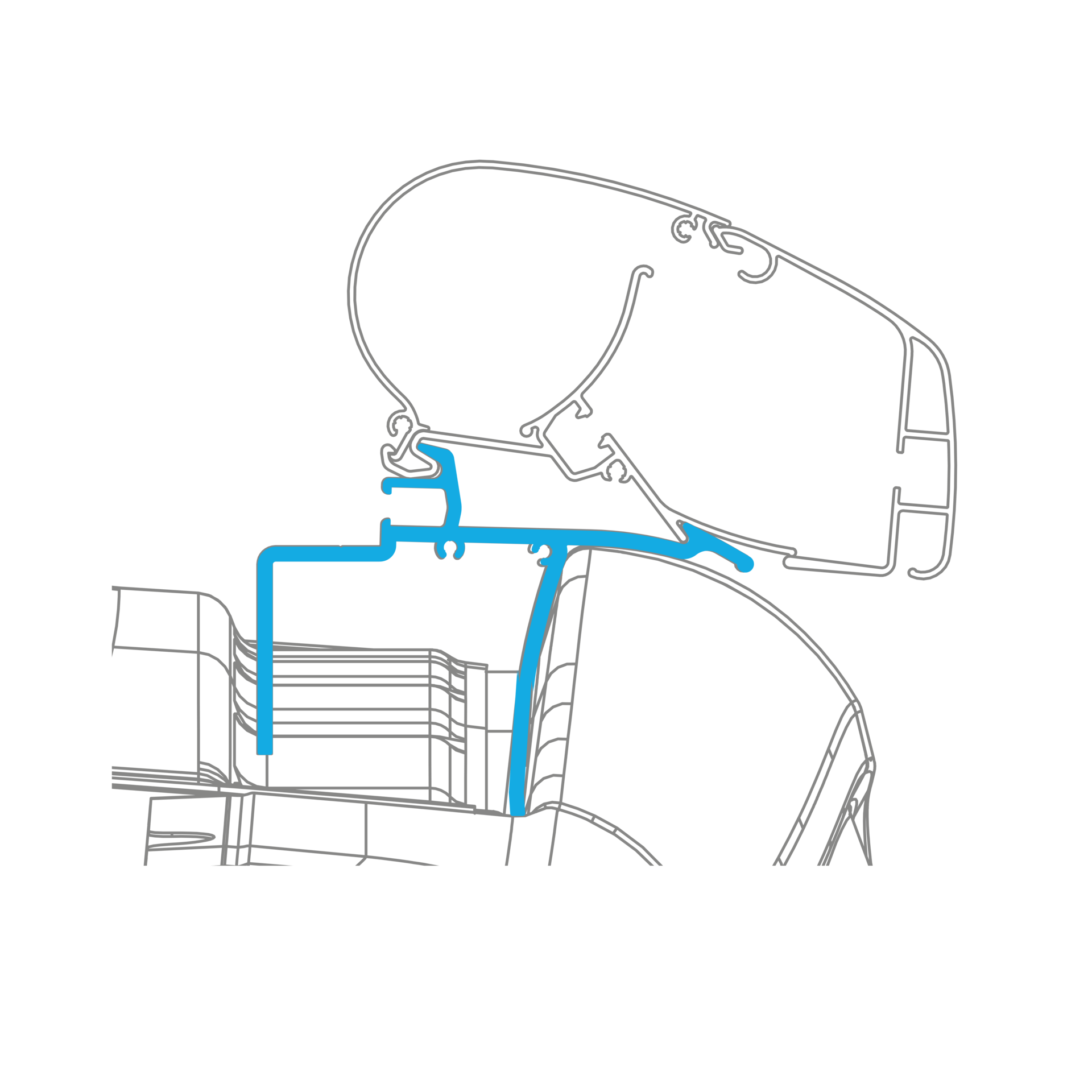 Dometic PerfectRoof Adapter 034