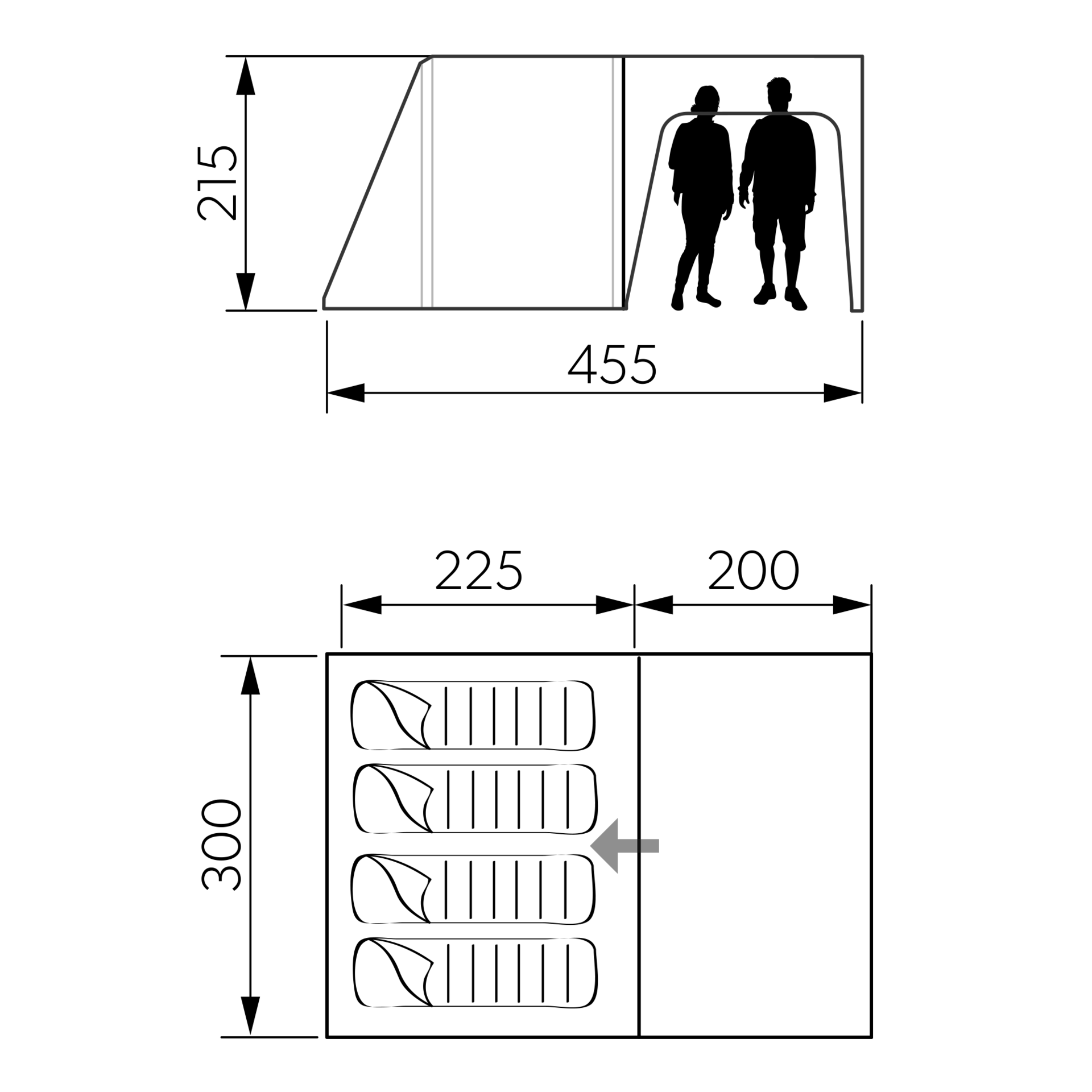 Dometic Santorini FTK 2X4 TC