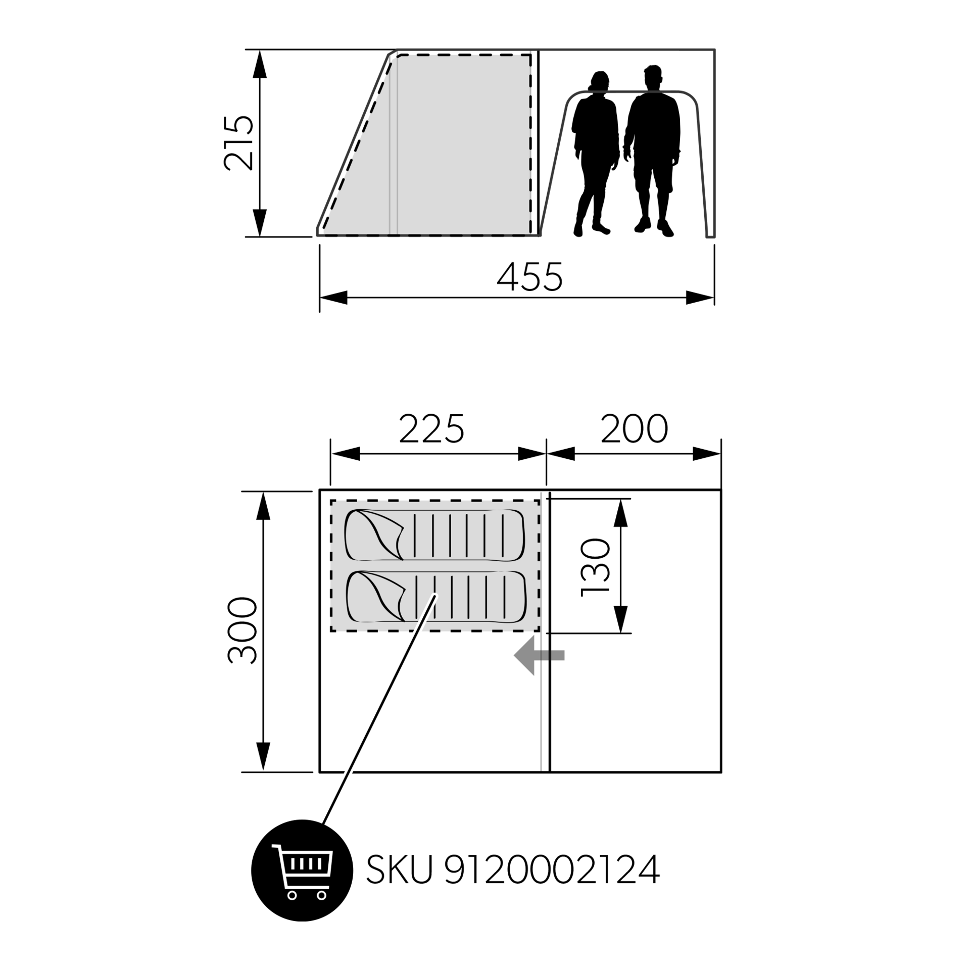 Dometic Santorini FTK 2X4 TC