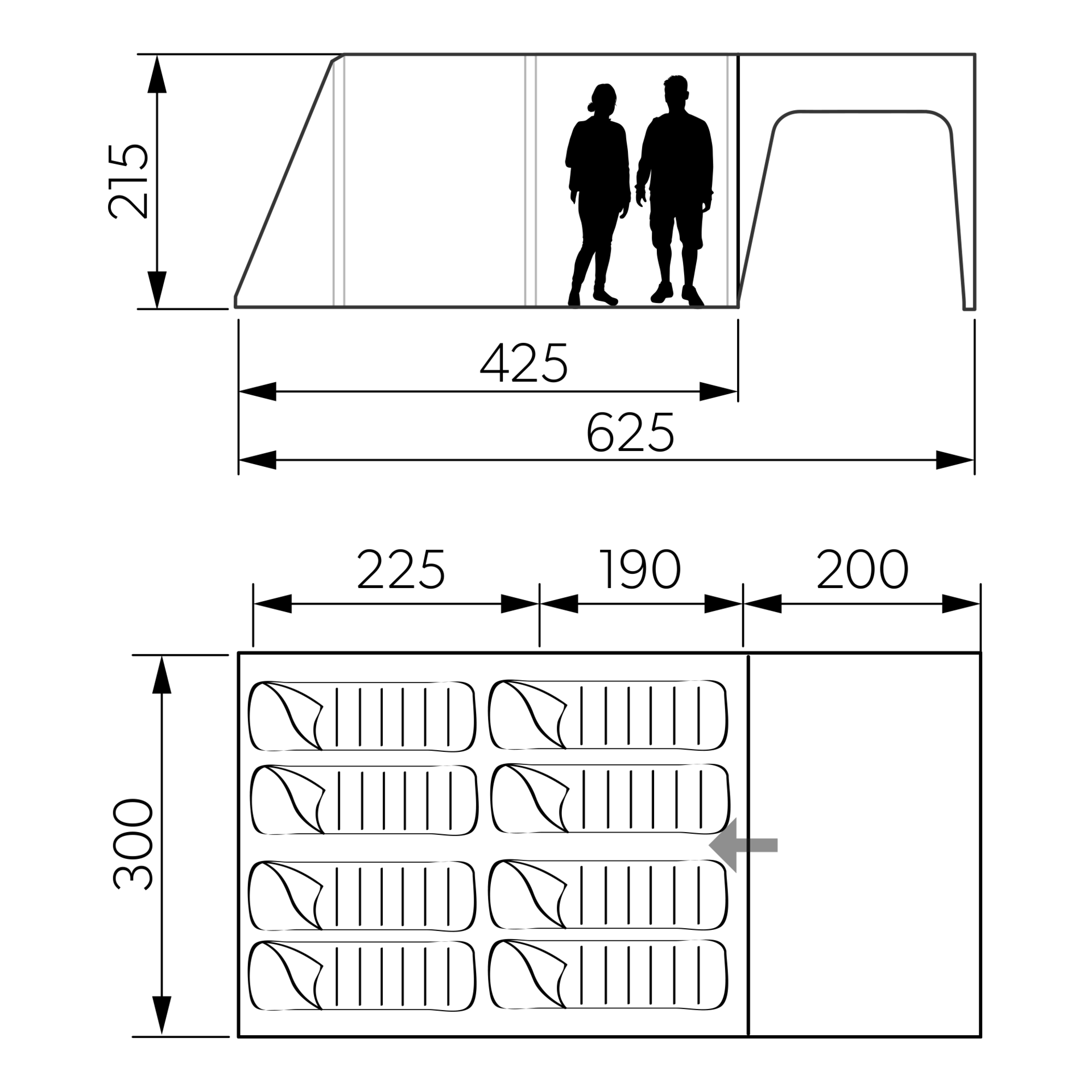 Dometic Santorini FTK 4X8 TC
