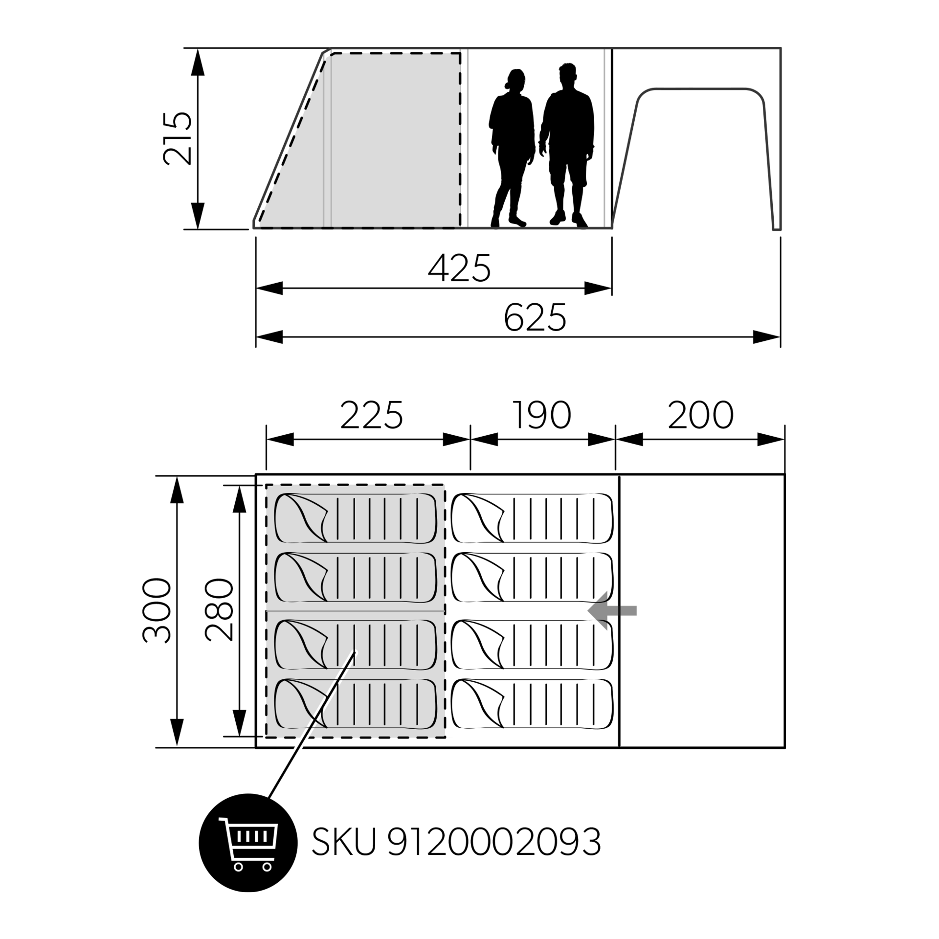 Dometic Santorini FTK 4X8 TC