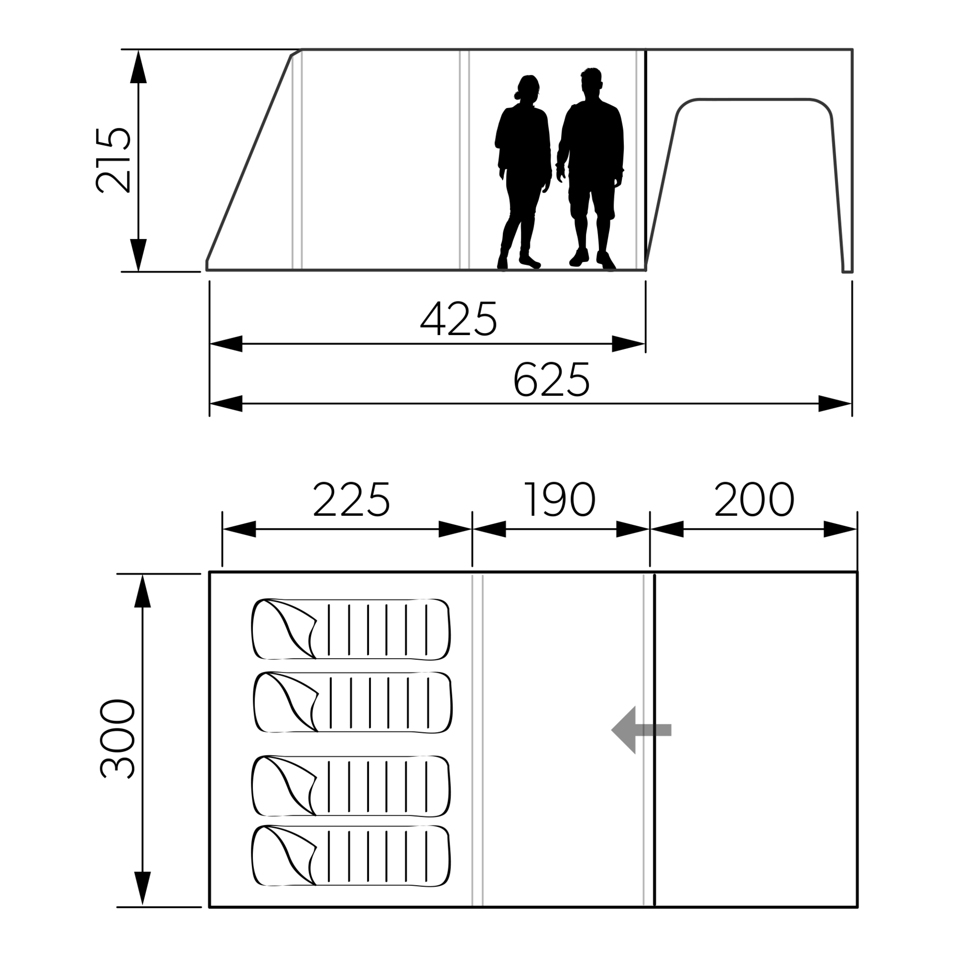 Dometic Santorini FTK 4X8 TC