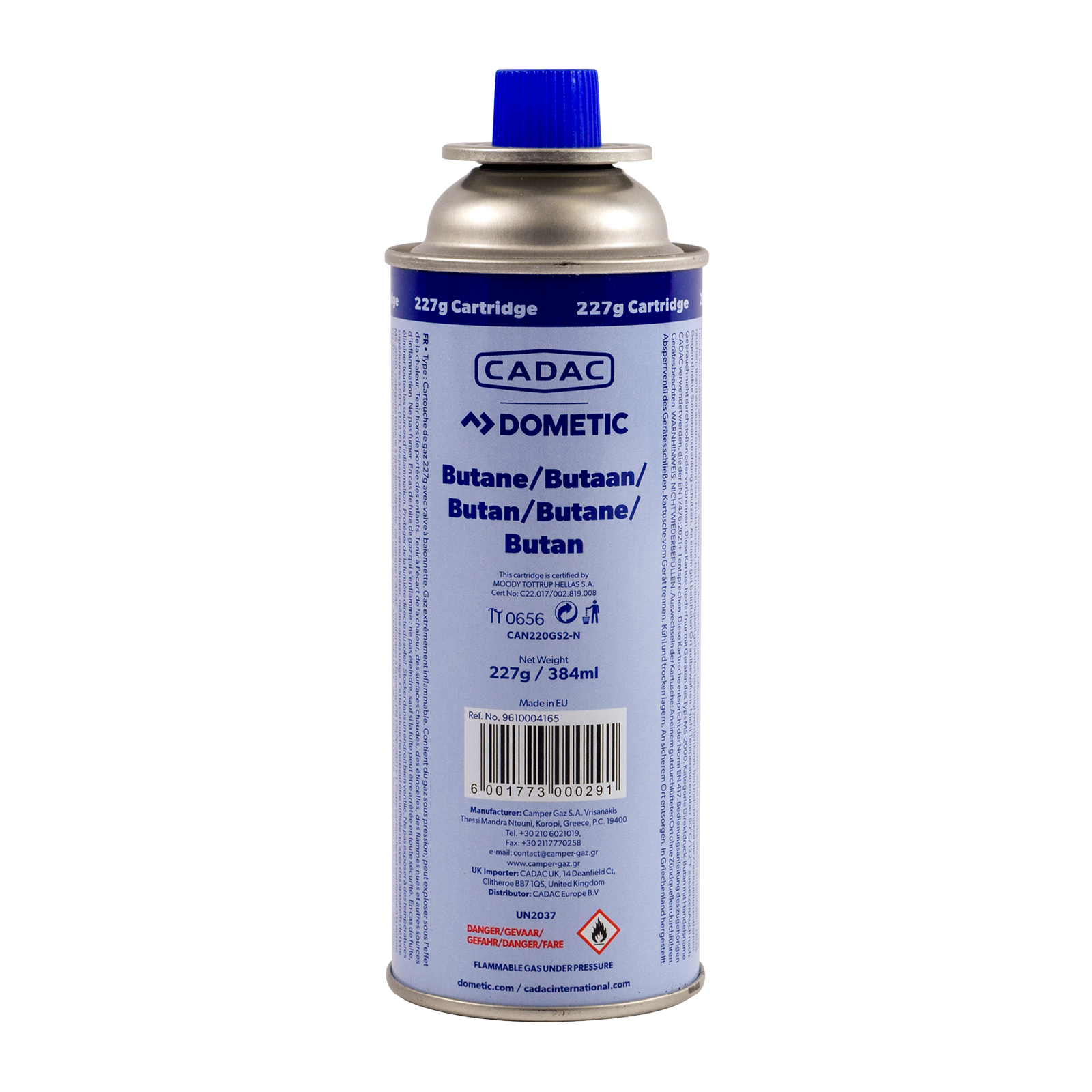 Dometic Cadac Small Gas Cartridge