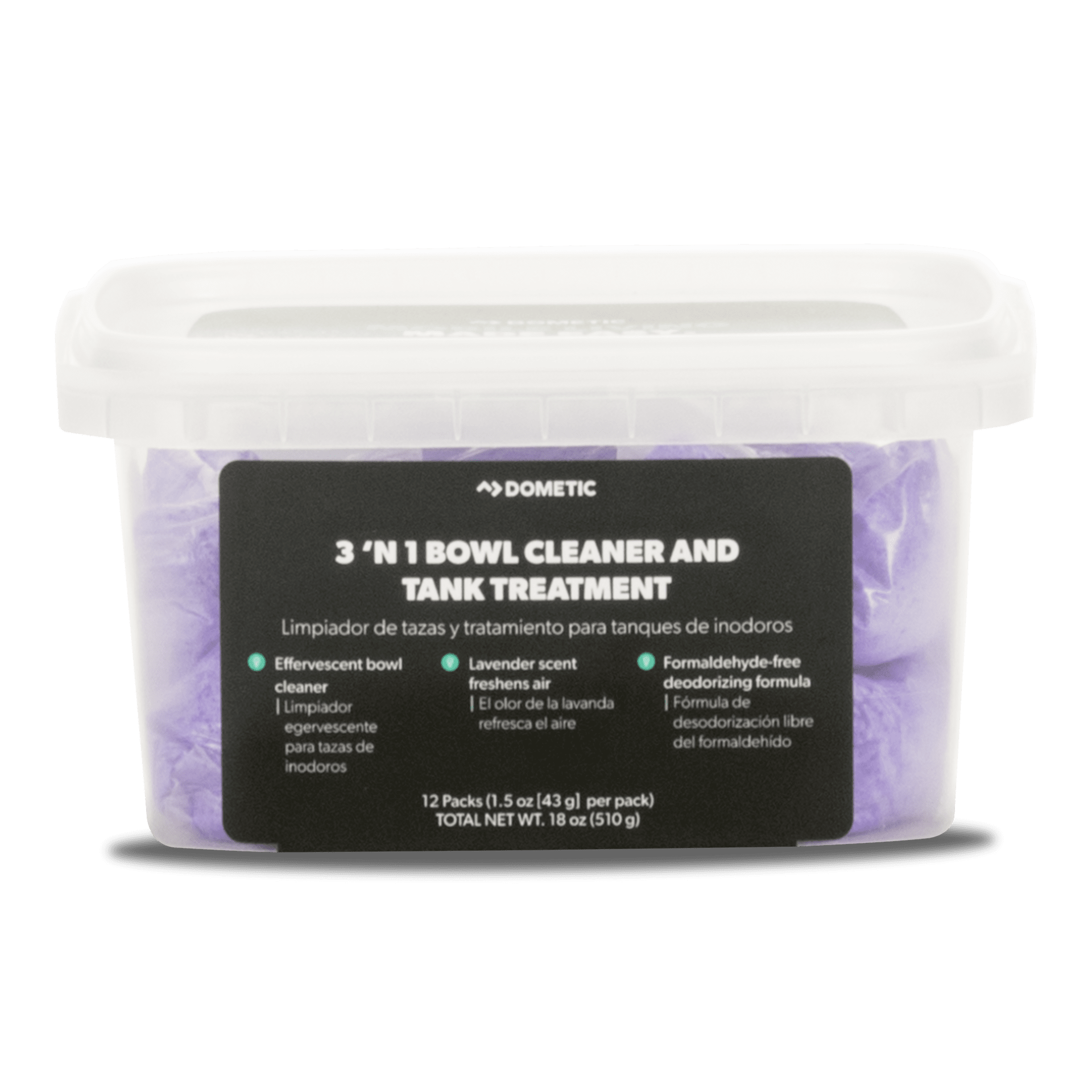 Dometic 3-in-1 Bowl Cleaner and Tank Treatment - 12-pack