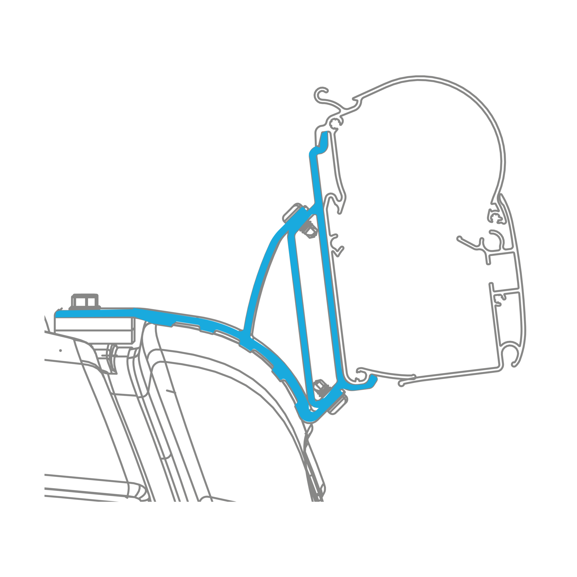 Dometic PerfectWall Adapter 029